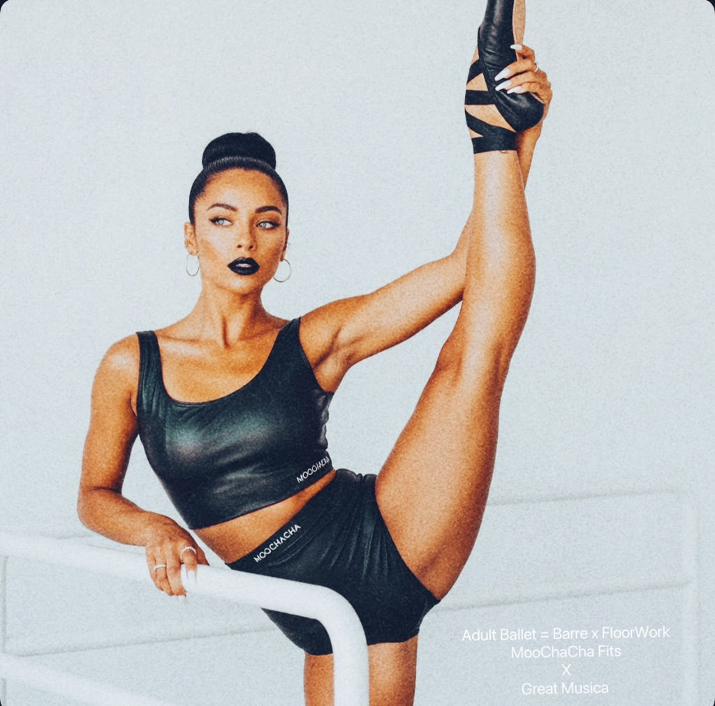 Adult Ballet= Floor Work x Barre Three Days A Week Will Get You Right. Drink Ya Water x Get Ya Sleep :)