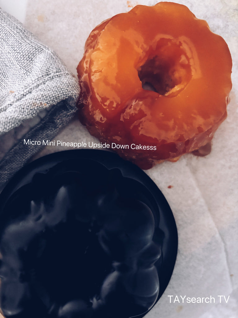 Buenos Dias BeauTAYful TAYsearchers. Let’s Bake Micro Mini Pineapple Upside Down Cakes On rT Live Stream :) #Lakanto