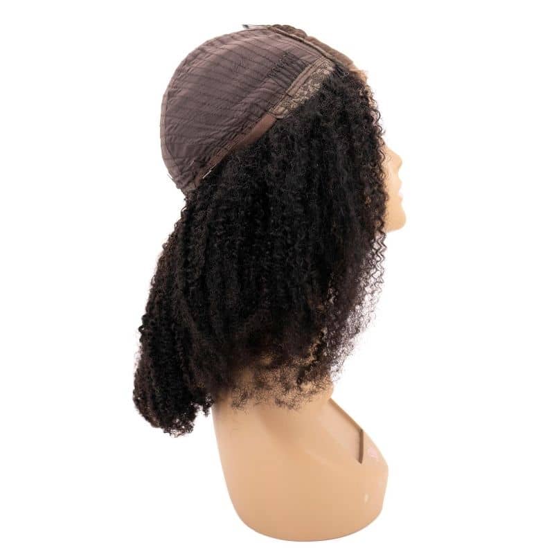Expensive Afro Kinky Transparent Closure Wig