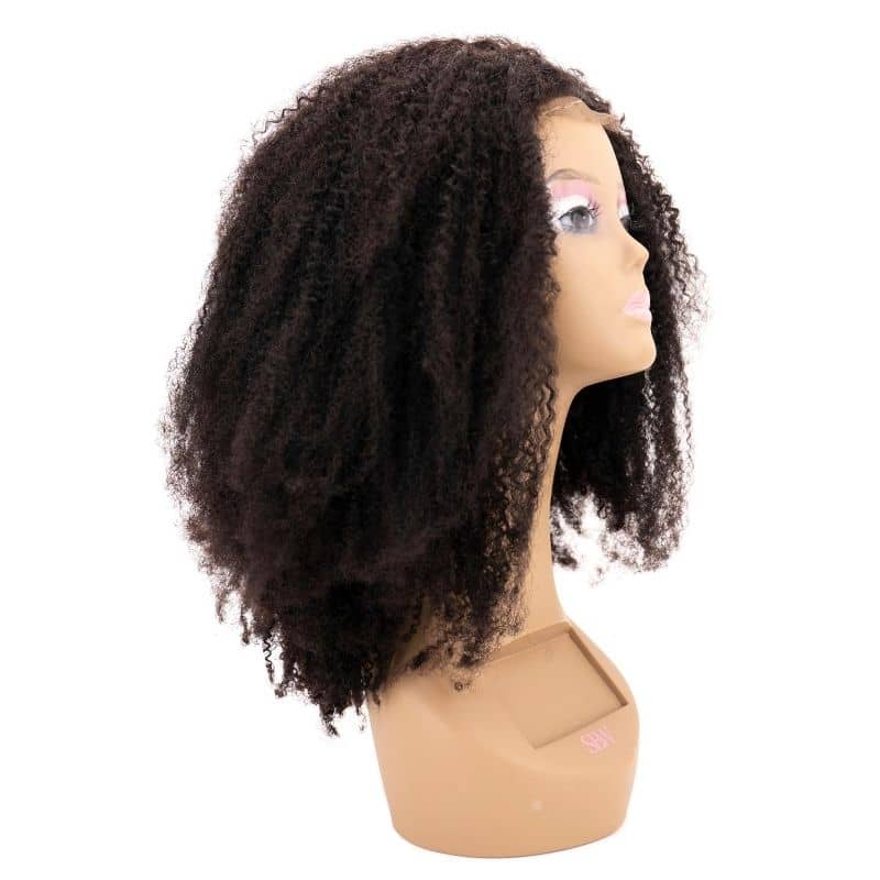Expensive Afro Kinky Transparent Closure Wig