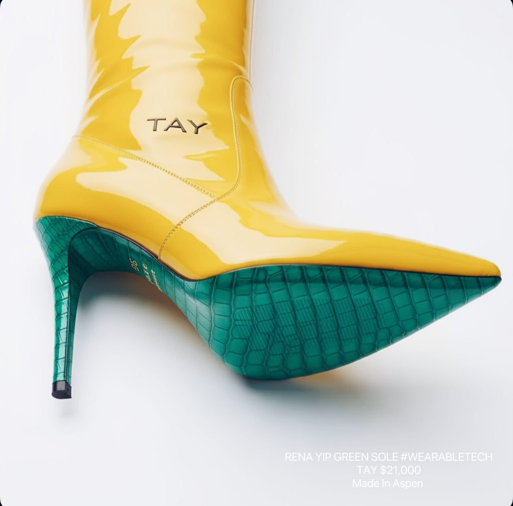 Rena yIP Green Sole #WearableTech