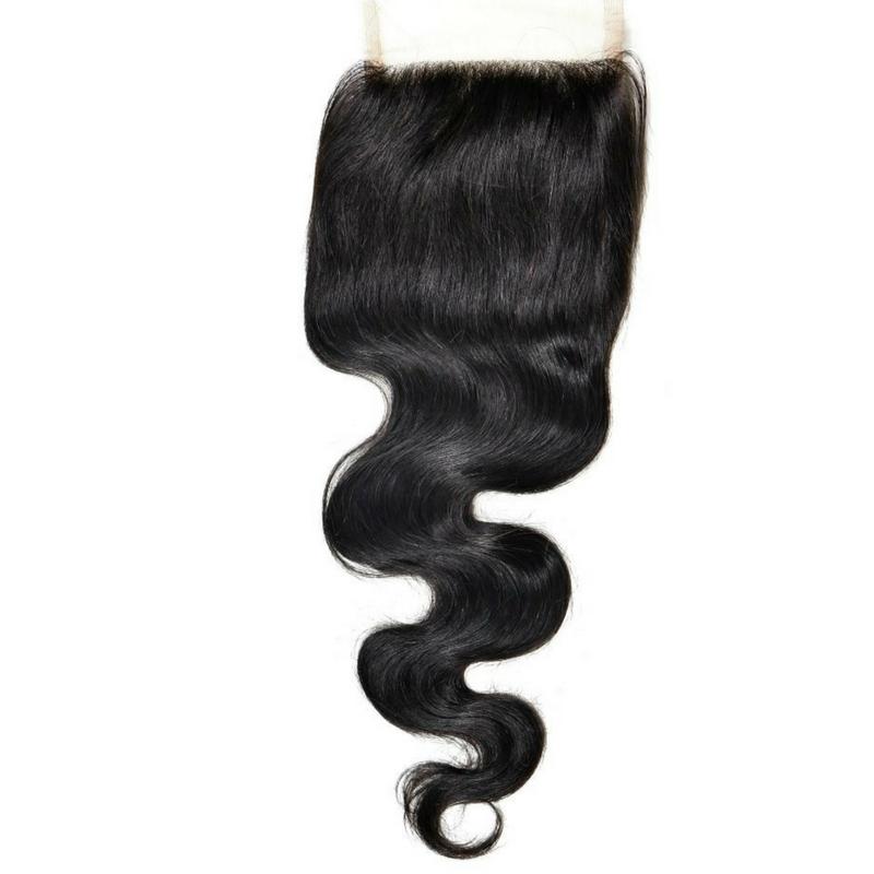 Expensive Brazilian Transparent Body Wave Closure