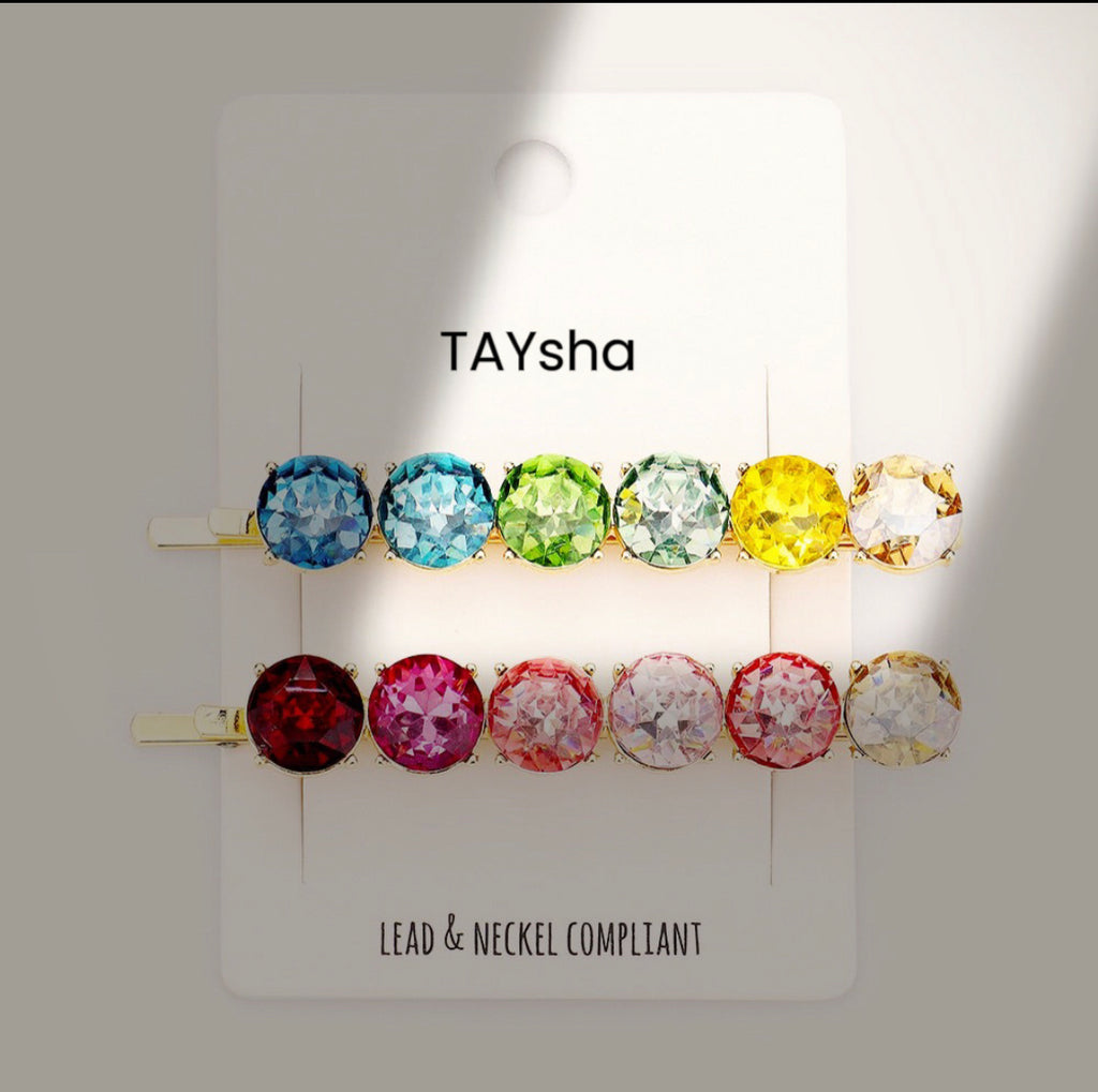 A line of baubles bobby pinssss