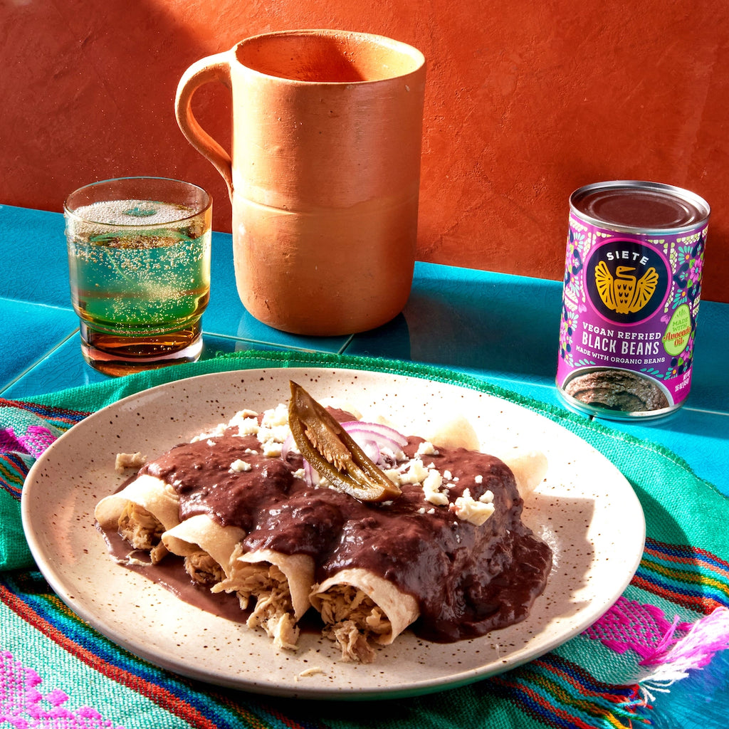 Vegan Refried Black Beans