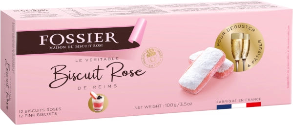 Fossier Pink Biscuits For Champagne