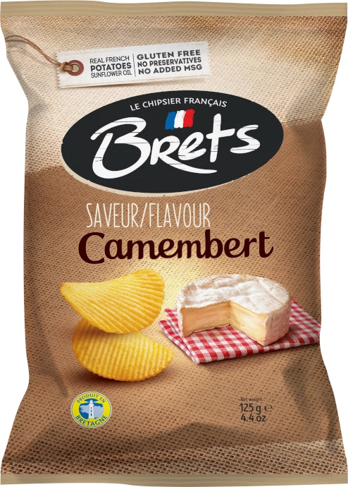 Brets Potato Chips Camembert Cheese