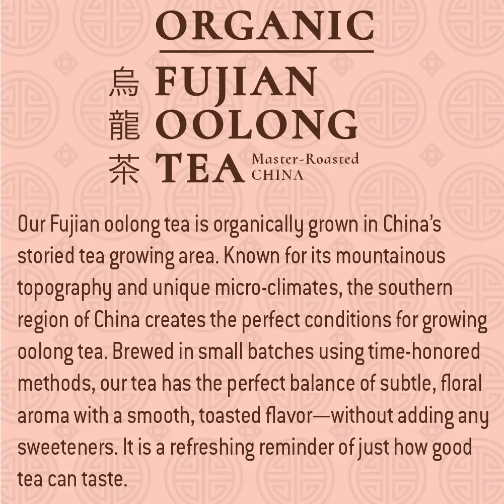 Tejava Origins Fujian Oolong Tea - 1 Liter 12pk Glass Bottle
