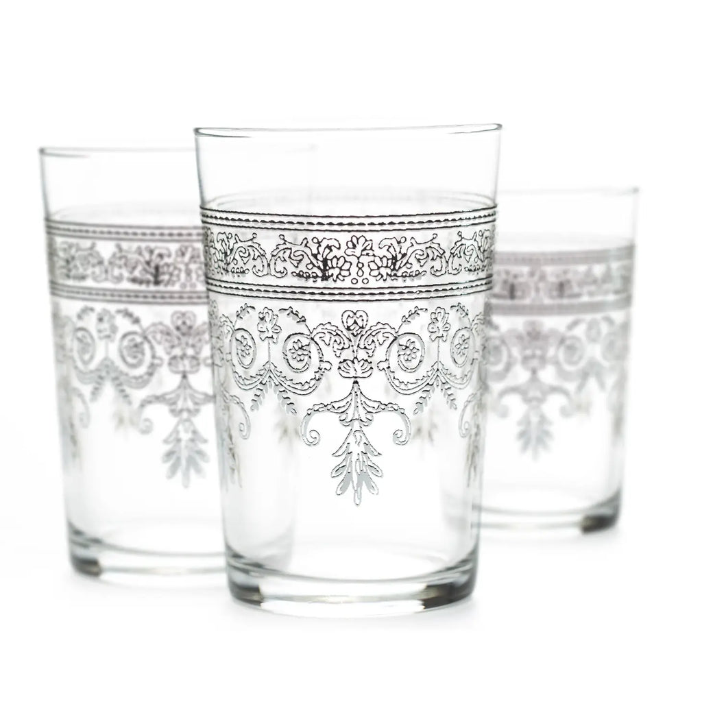 Rosaly Relief Tea Glasses