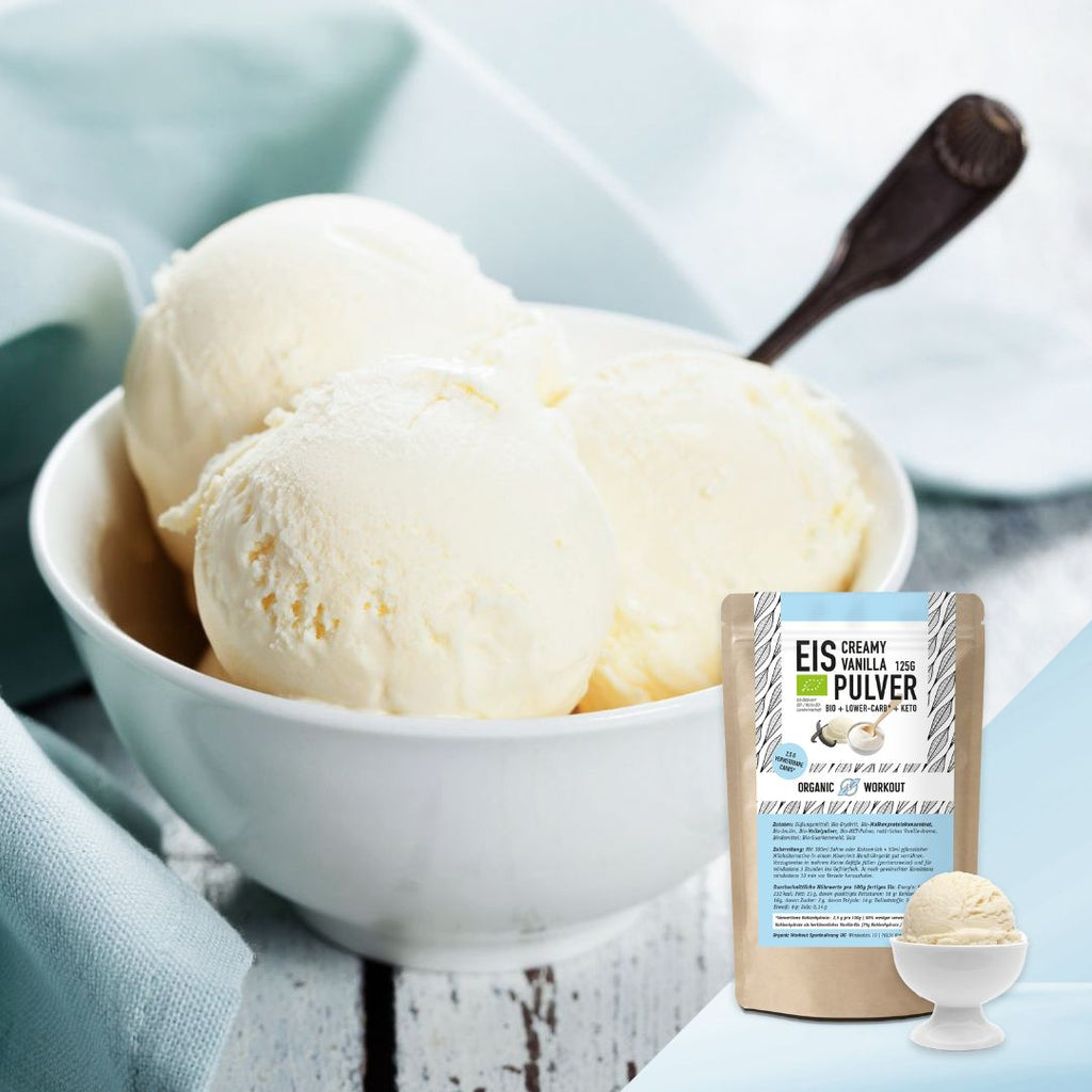 Lower-Carb Vanilla Ice Cream - Keto-Friendly (German)