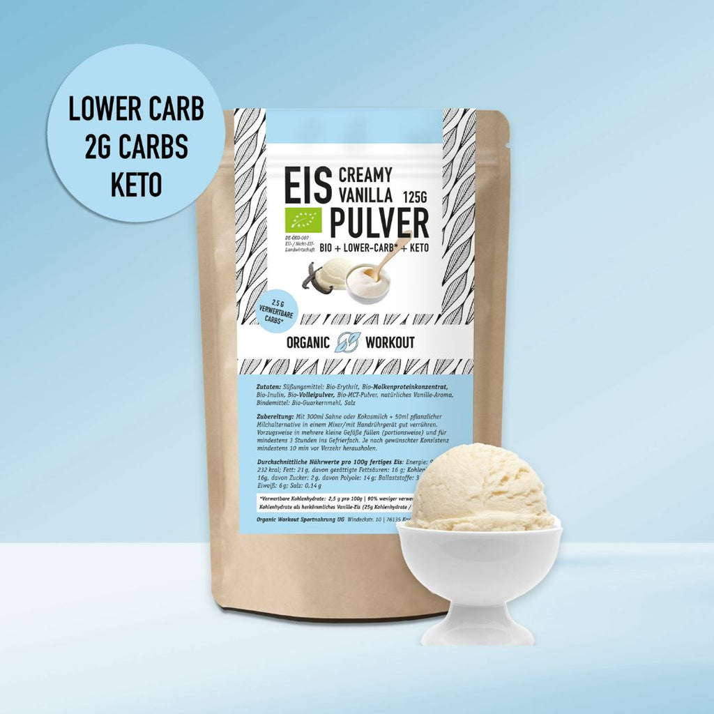 Lower-Carb Vanilla Ice Cream - Keto-Friendly (German)
