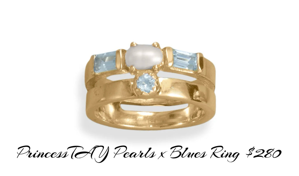 Pearls x Blues Ring