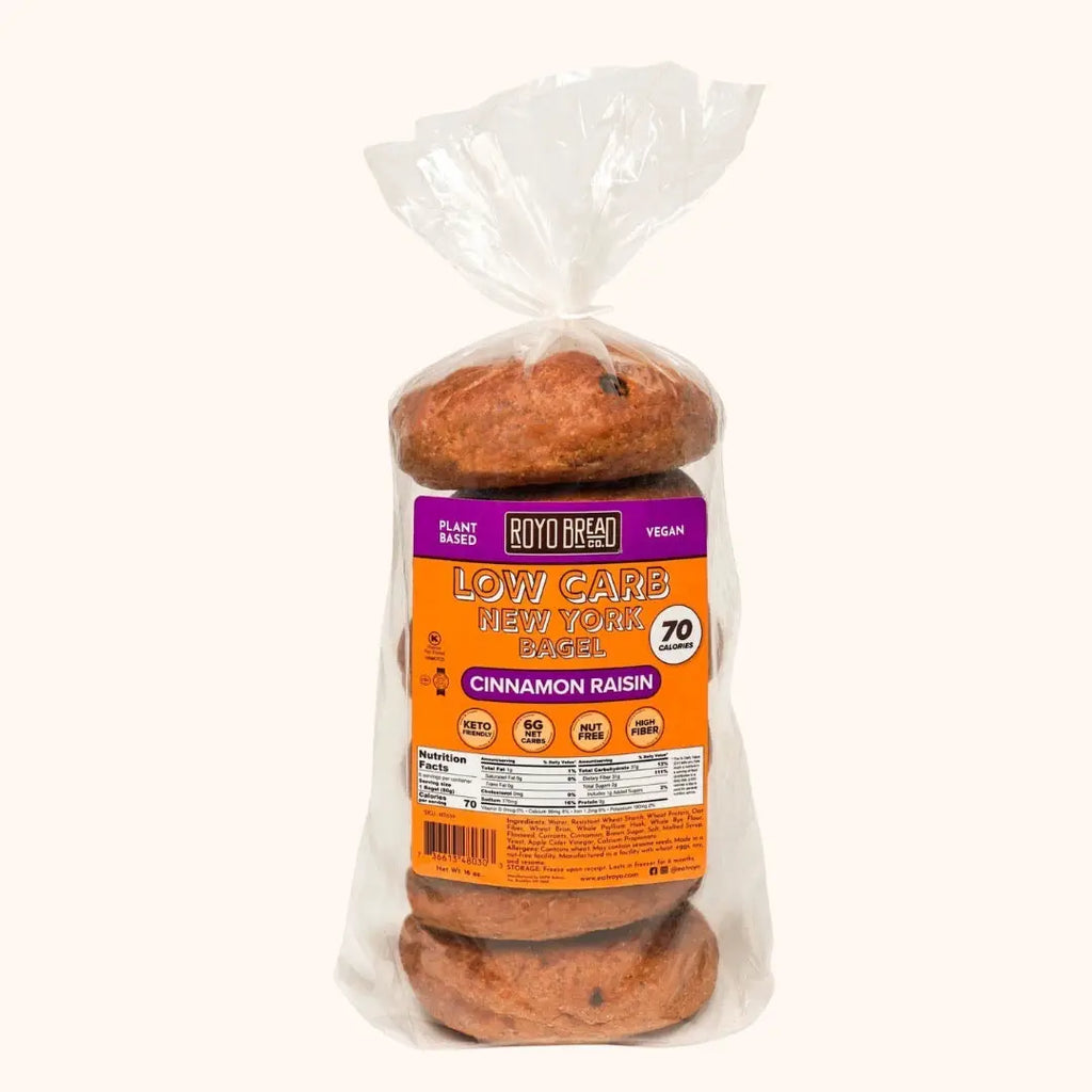 Cinnamon Raisin Low Carb Keto Bagel