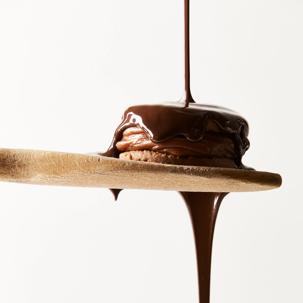 Chocolate Covered Alfajores Cookies