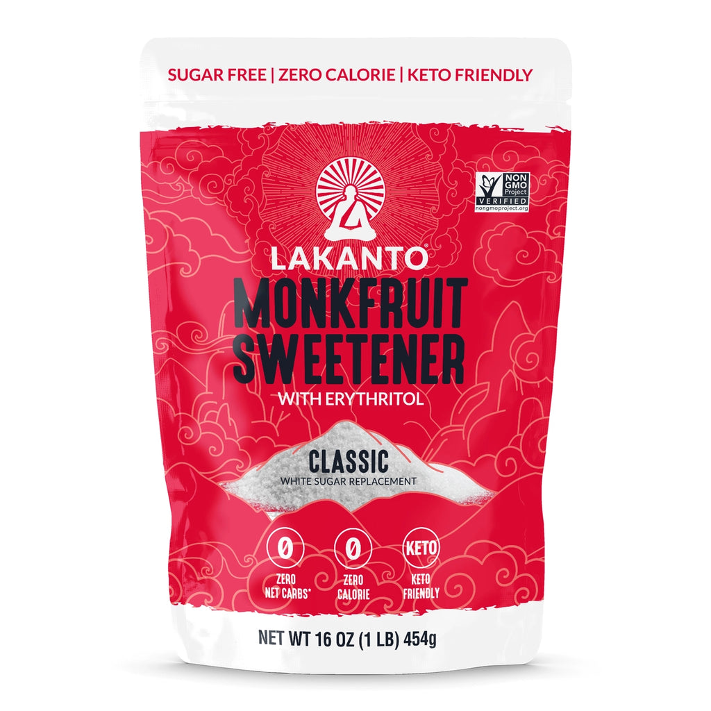 Lakanto Classic Monk Fruit Sweetener with Erythritol - 1 lb