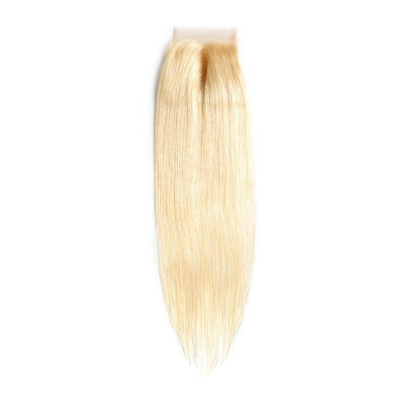 Expensive Russian Blonde Brazilian Straight Closure