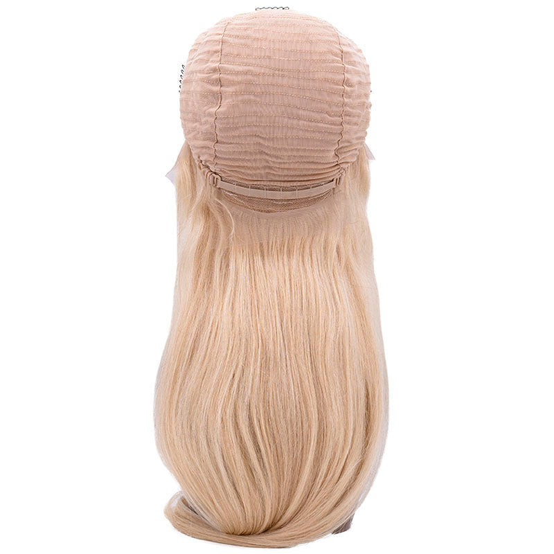 Expensive Brazilian Blonde Straight 13x4 Lace Front Wig