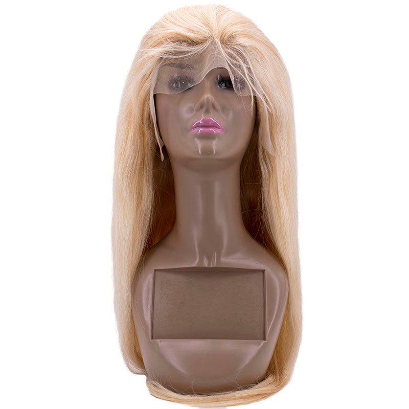 Expensive Brazilian Blonde Straight 13x4 Lace Front Wig