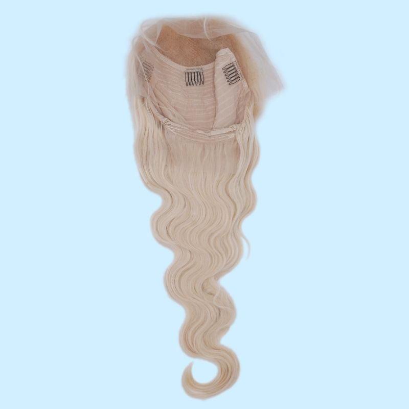 Expensive Front Lace Blonde Body Wave Wig