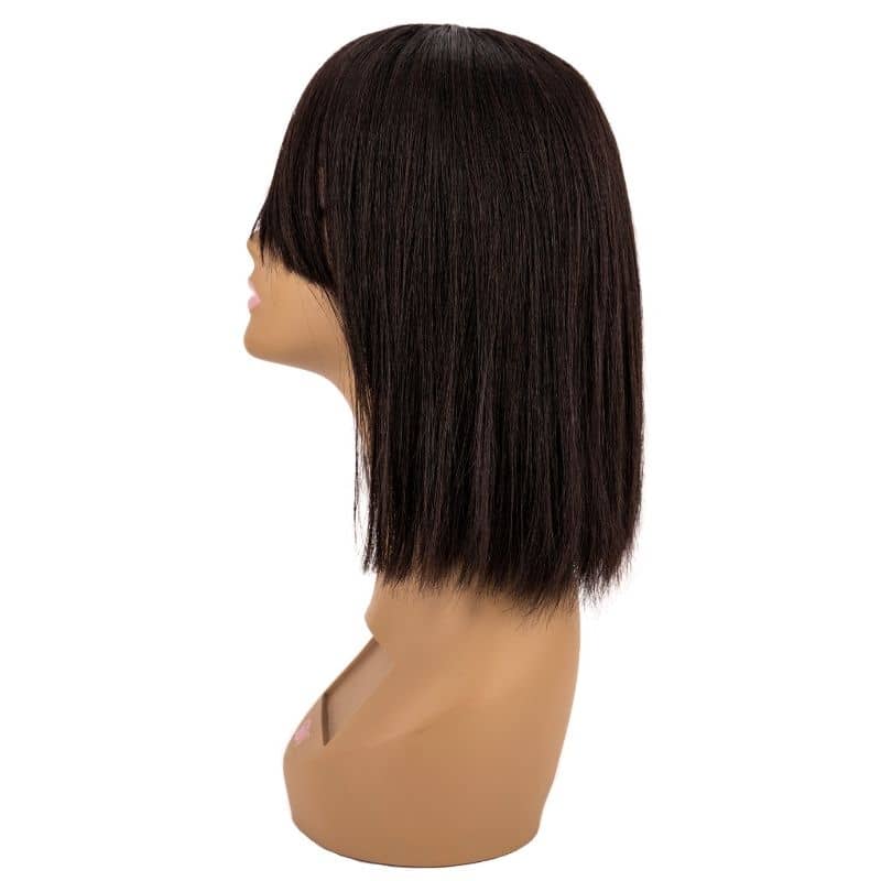 Expensive Straight Bang Bobette Wig