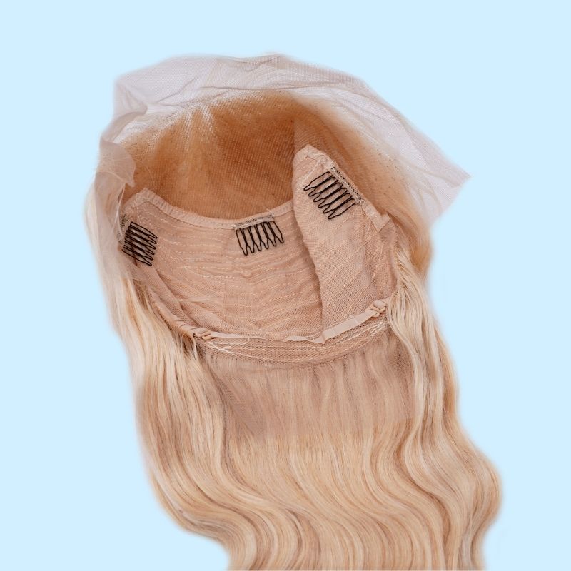 Expensive Front Lace Blonde Body Wave Wig