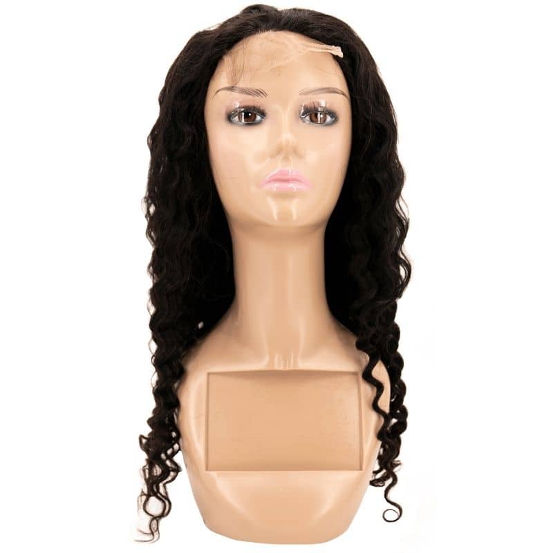 Expensive Deep Wave Transparent Closure Wig