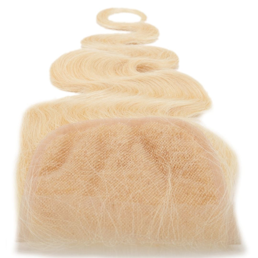 Expensive Russian Blonde Body Wave Closure