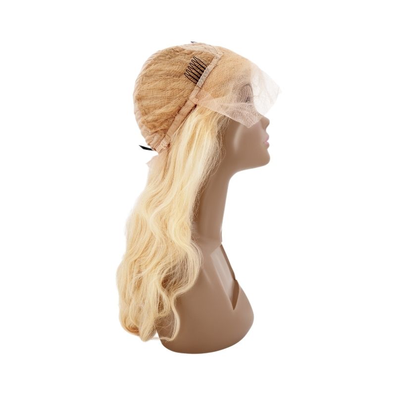 Expensive Front Lace Blonde Body Wave Wig