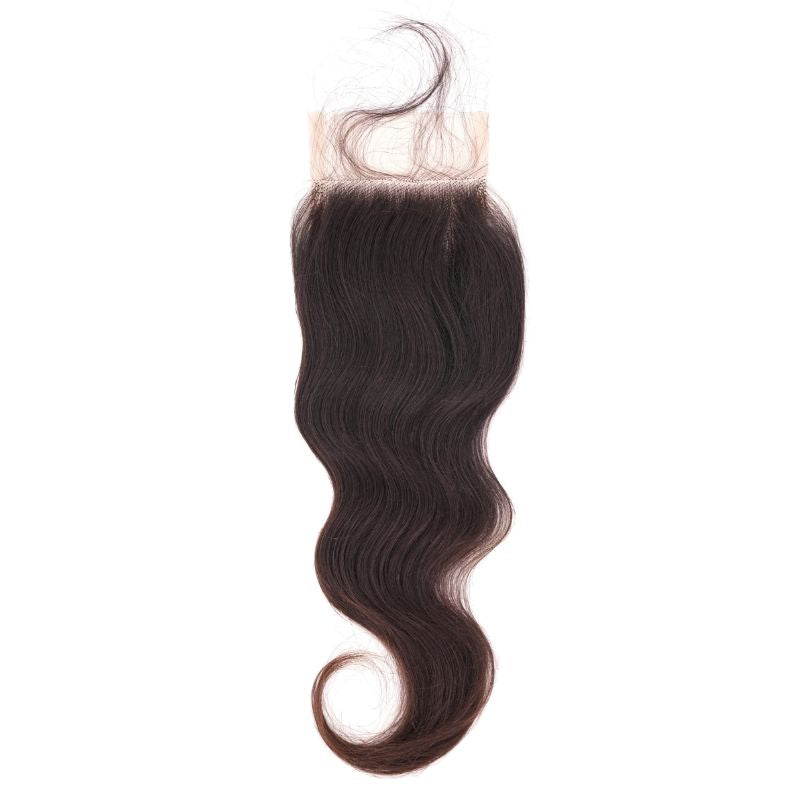 Rawwwther Raw Indian Wavy Transparent 5"x5" Closure