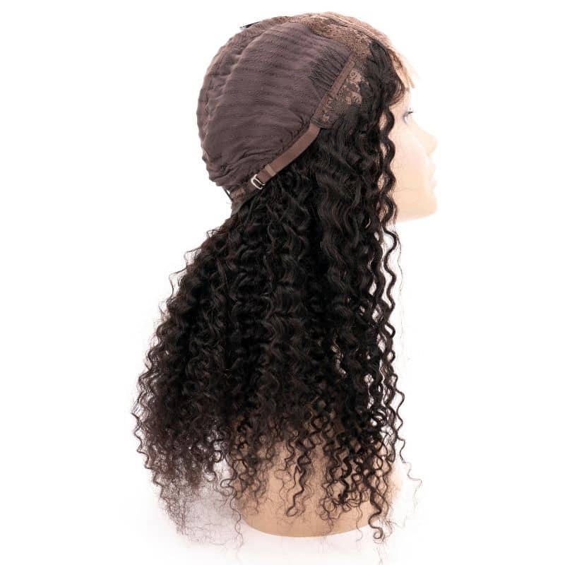 Expensive Kinky Curly Transparent Closure Wig