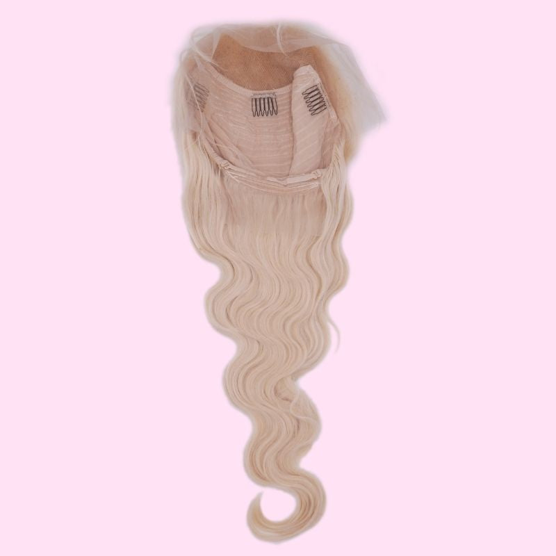 Expensive Front Lace Blonde Body Wave Wig