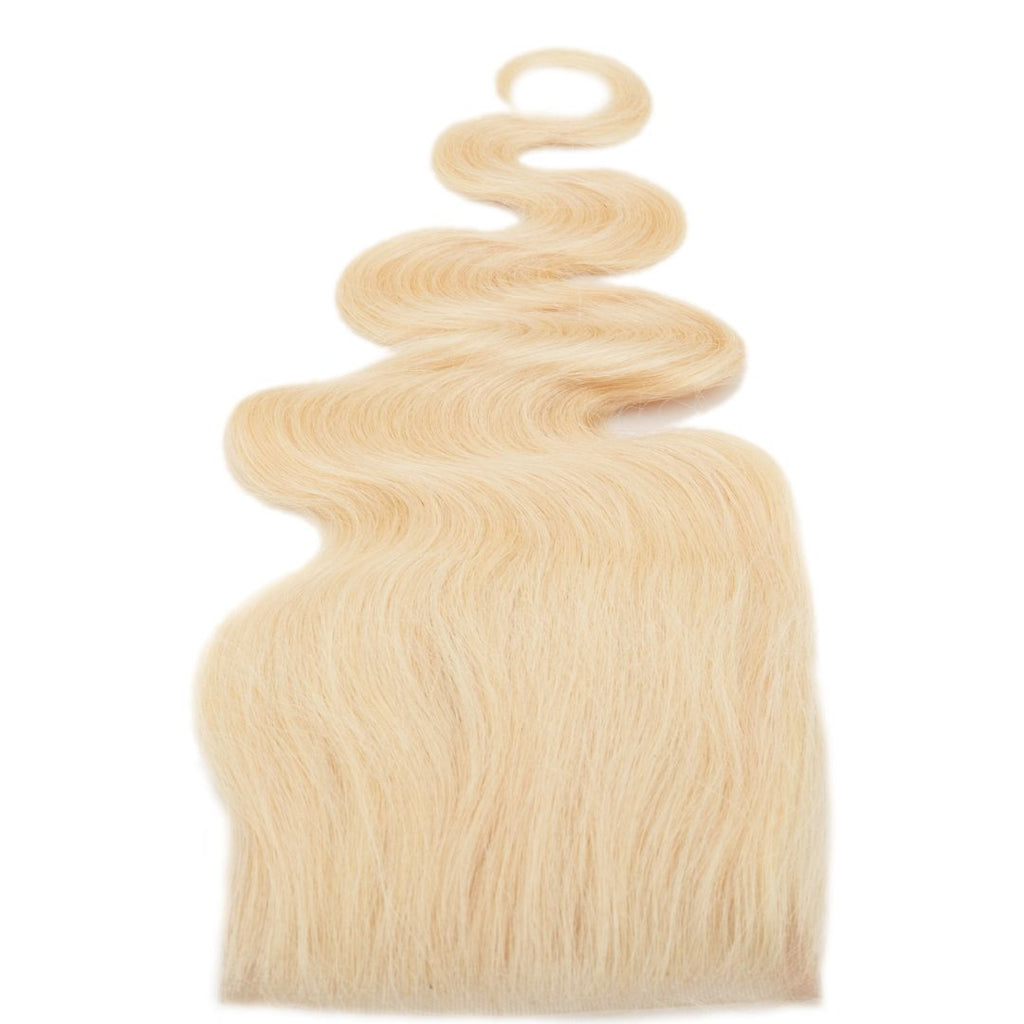 Expensive Russian Blonde Body Wave Closure