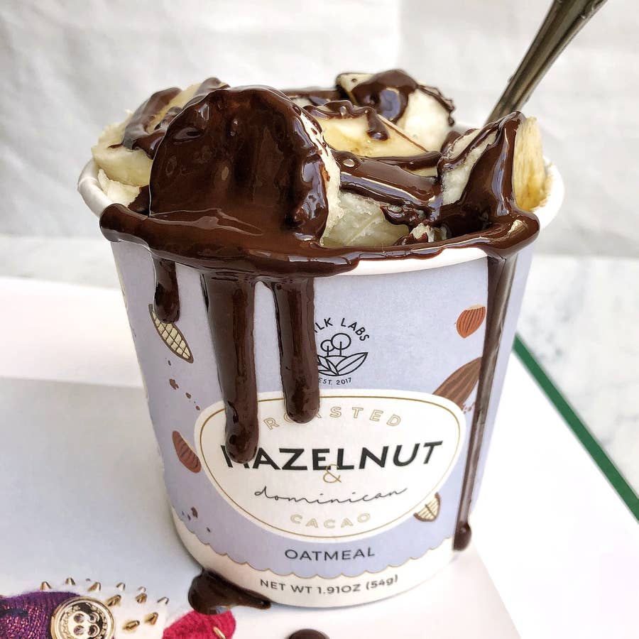 Roasted Hazelnut and Dominican Cacao #Oatmeal