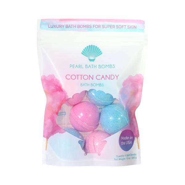 Cotton Candy Mini Bath Bombs