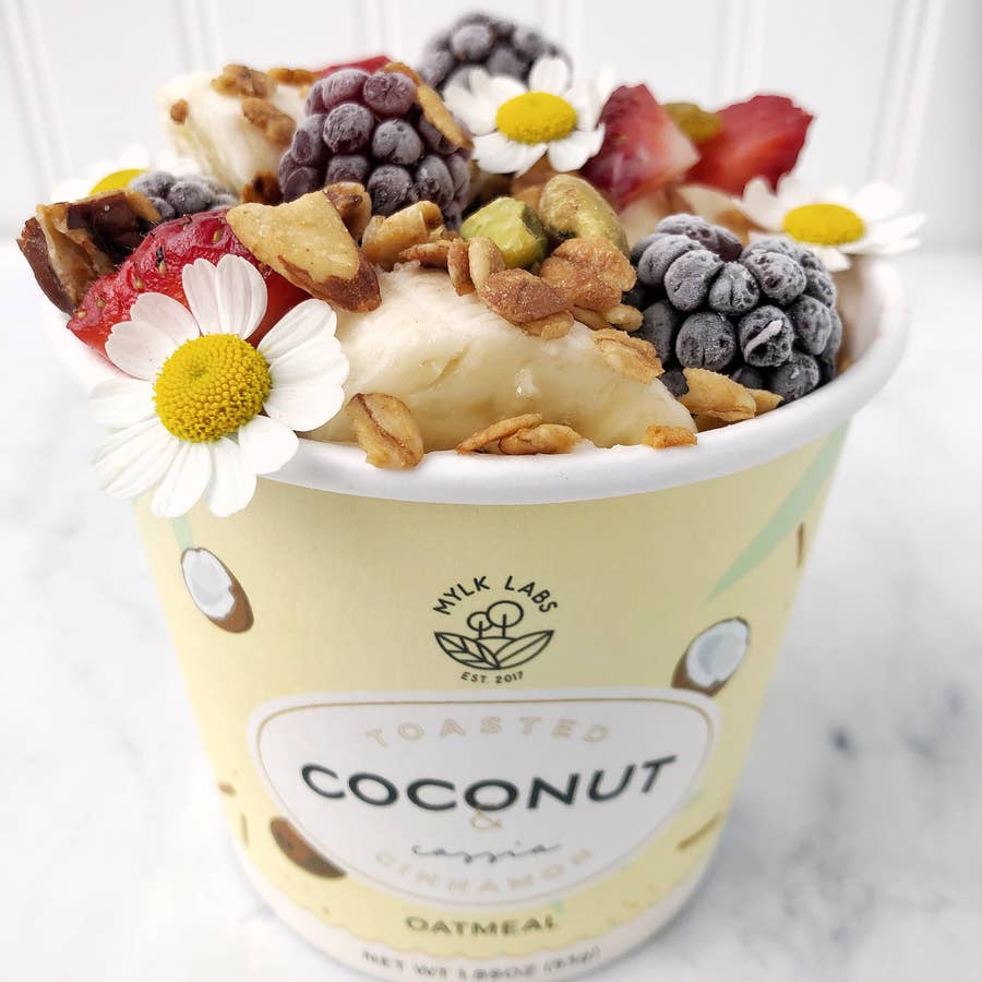 Toasted Coconut and Cassia Cinnamon #oatmeal