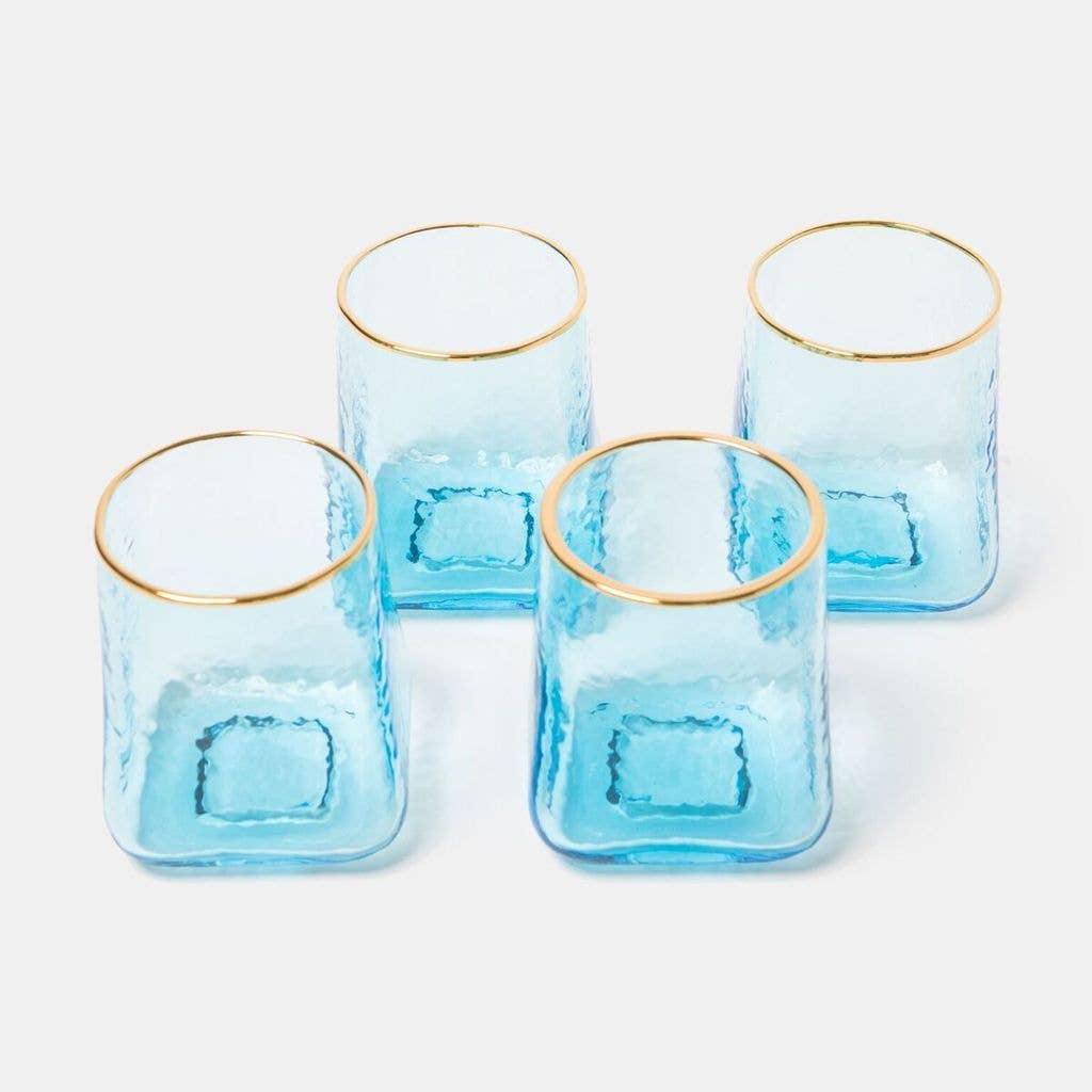 Celine Medium Sky Blue Glassware - Set of 6