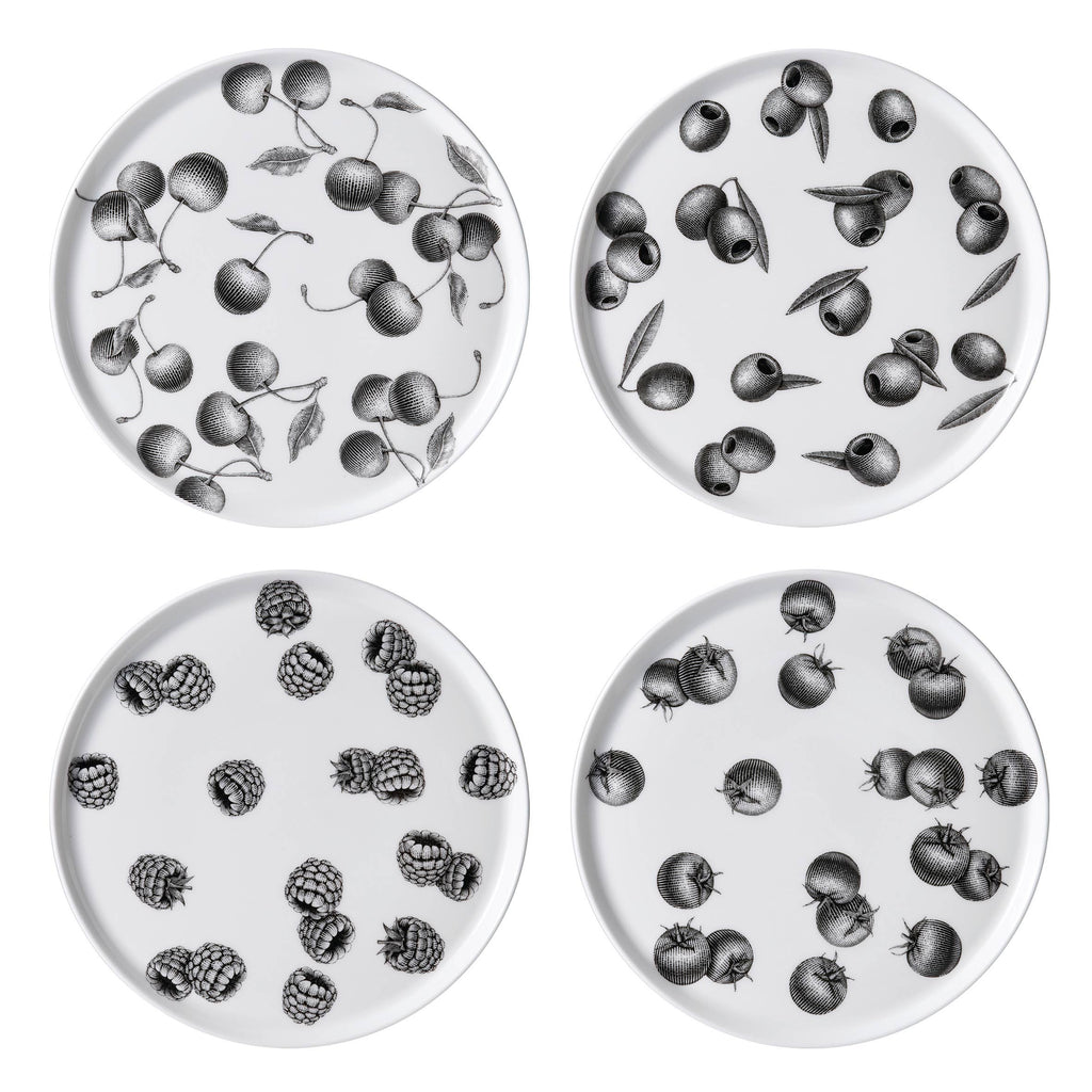 Olive Market - Set of Four 8" Plates