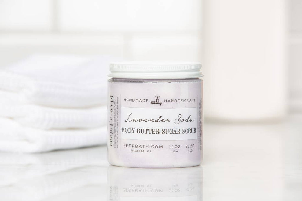 LAVENDER SODA BODY BUTTER SUGAR SCRUB