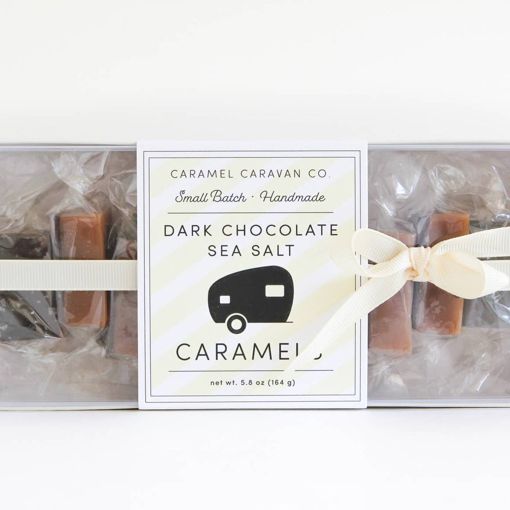 10 Piece - Dark Chocolate Sea Salt Caramels