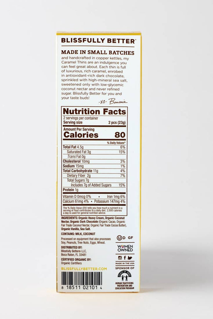 Blissfully Better - Sea Salt Caramel Thins