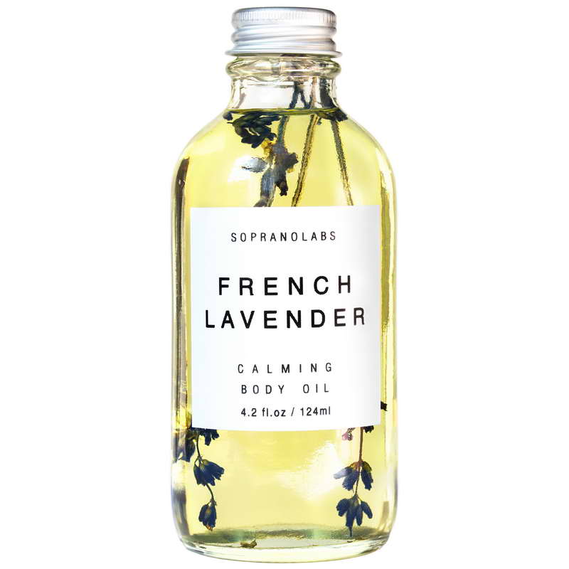French Lavender Calming Body Oil. SPA Gift for her