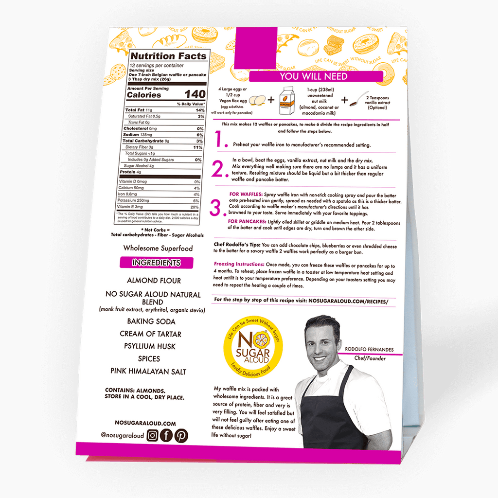 Low Carb Belgian Waffle Mix