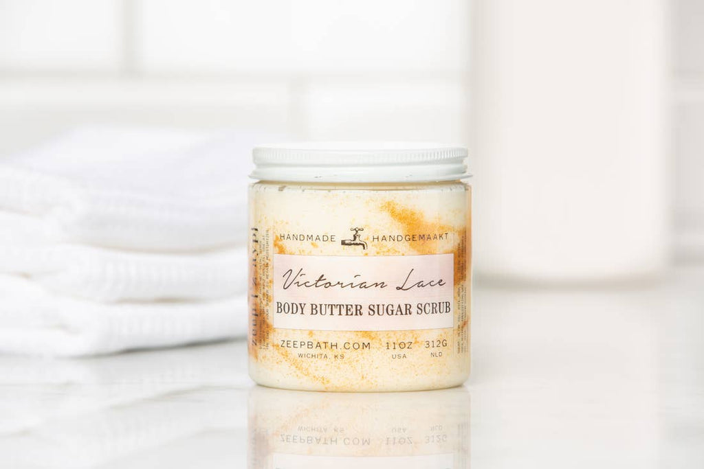 VICTORIAN LACE BODY BUTTER SUGAR SCRUB