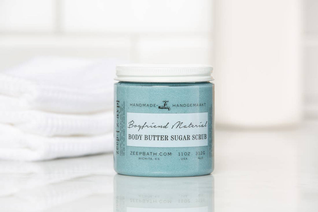 BOYFRIEND MATERIAL BODY BUTTER SUGAR SCRUB