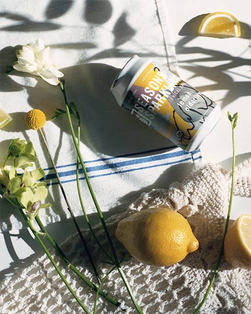 Lemon Elderflower Organic Sparkling Botanical Water
