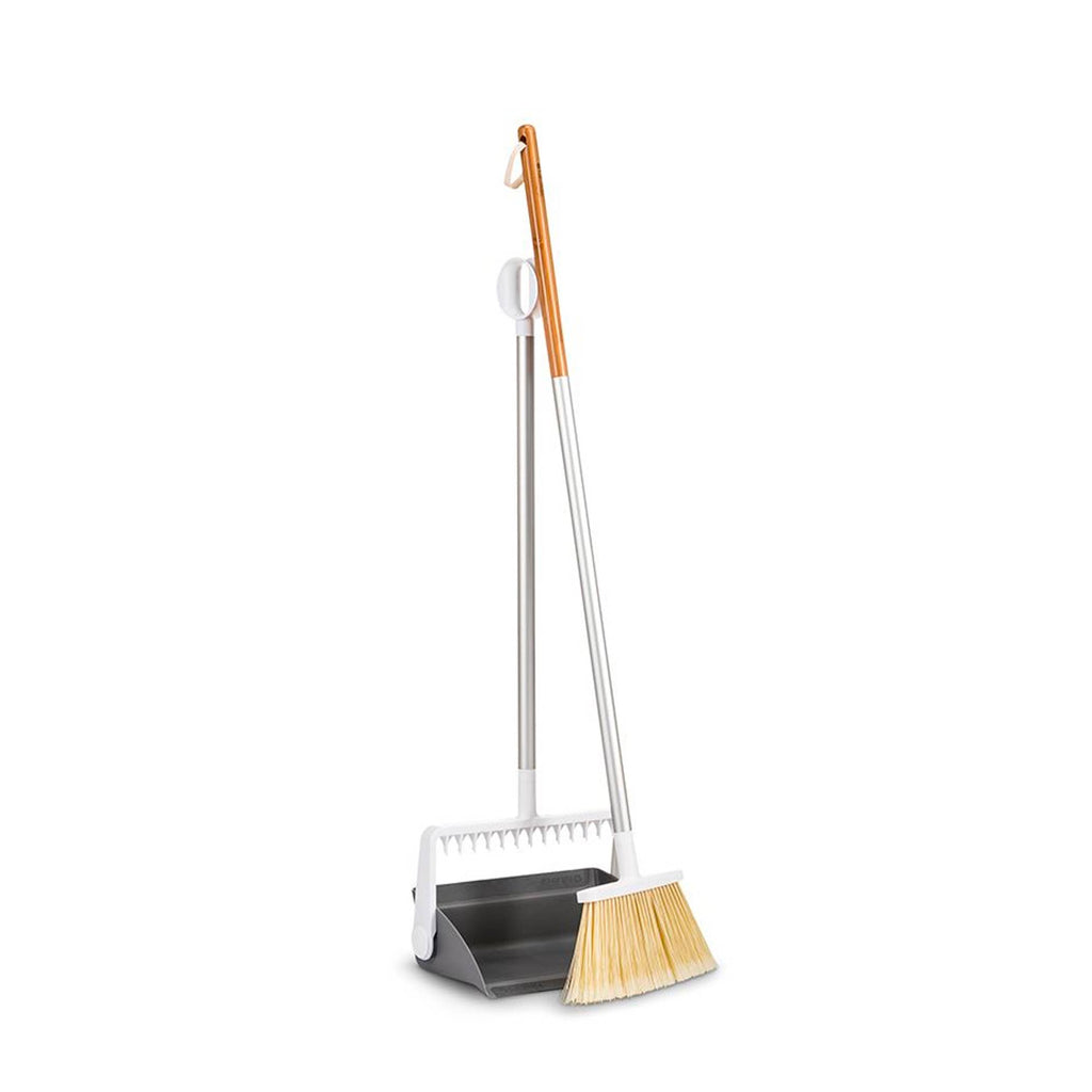 Tag Team Compact Broom and Dustpan