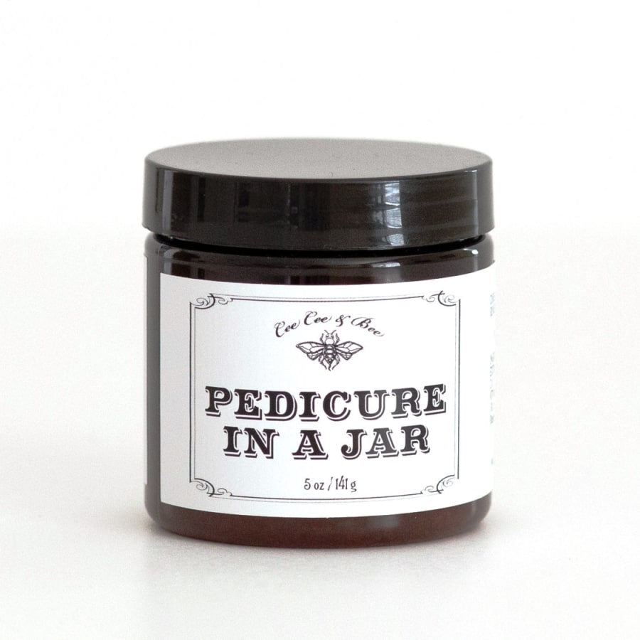 Pedicure in a jar