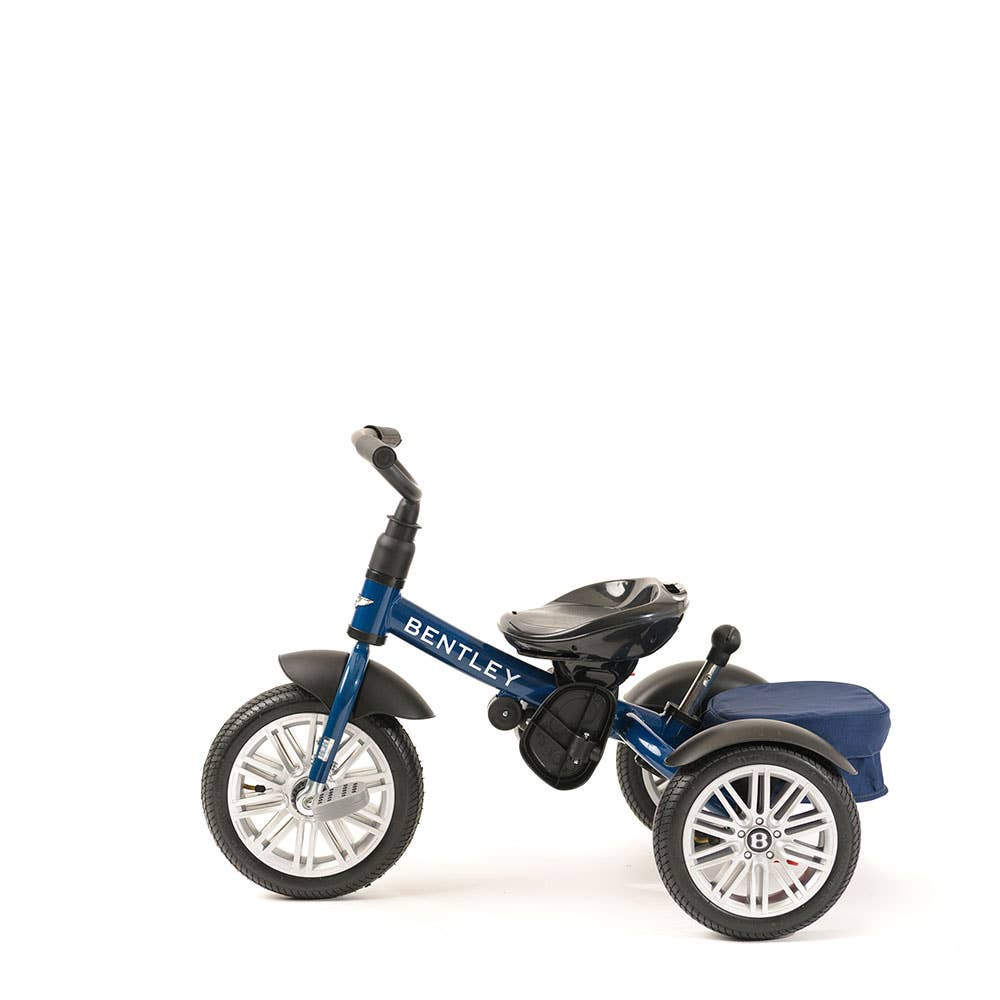 6 in 1 Sequin Blue Bentley Stroller Trike