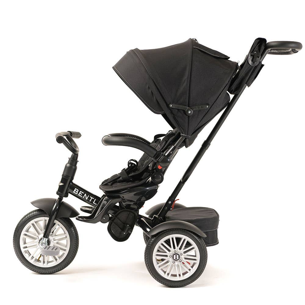 6 in 1 Onyx Black Bentley Stroller Trike