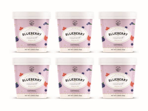 Cultivated Blueberry & Vermont Maple Oatmeal Cup