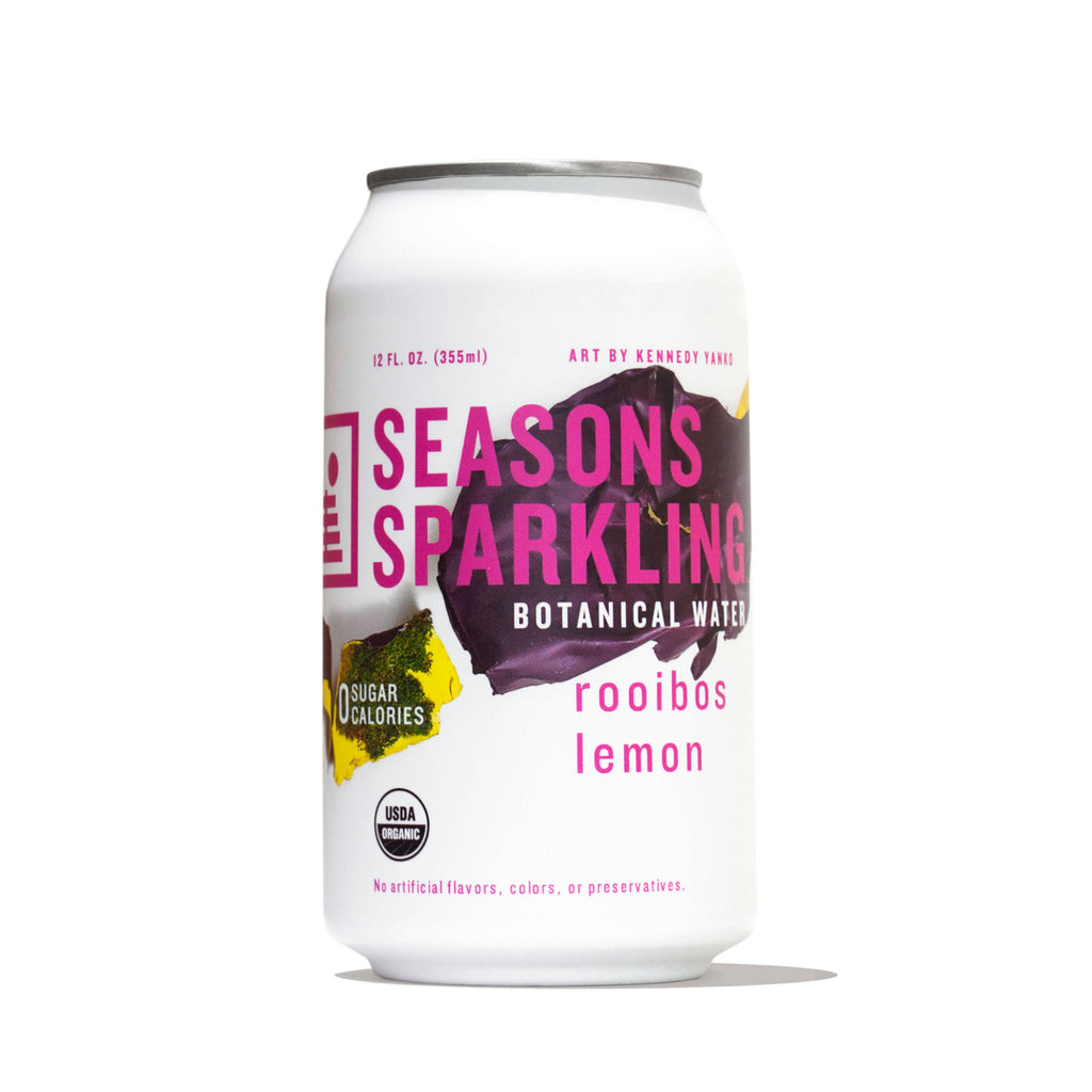 Rooibos Lemon Organic Sparkling Botanical Water